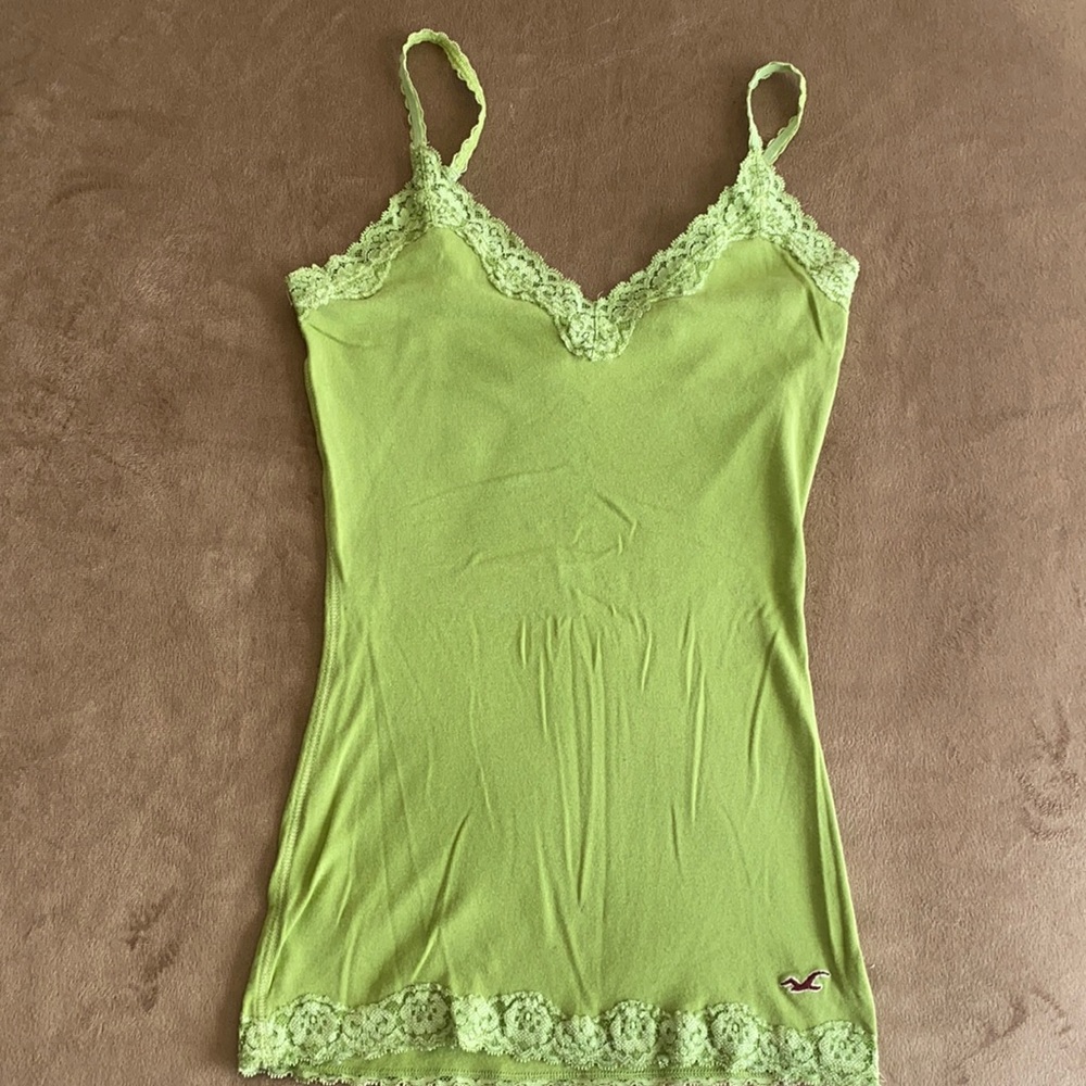 Green Hollister Tanktop